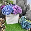 Elegant Hydrangea Artificial Flower Set With Silk Fabric For Home Decor And Wedding Arrangements
