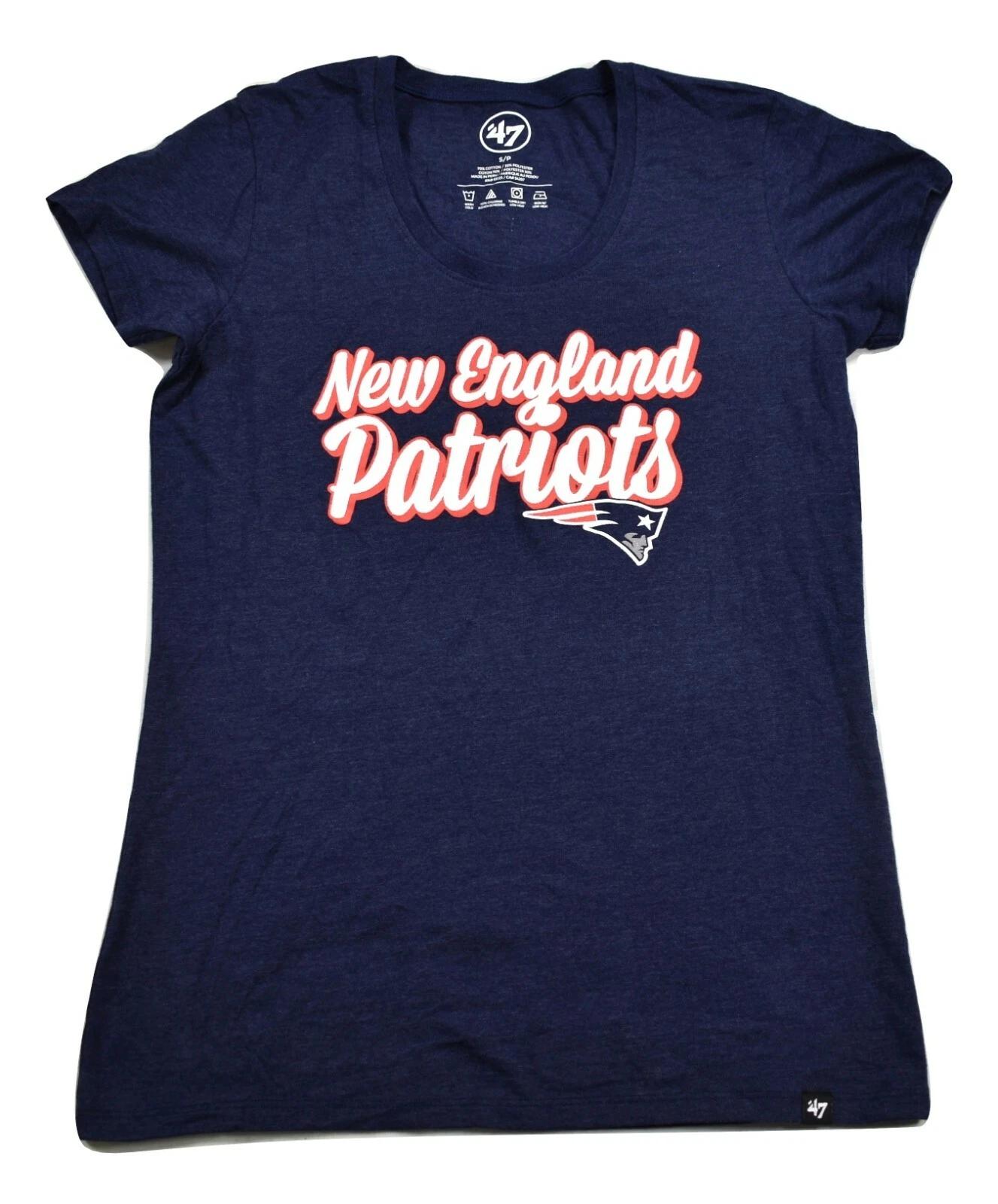 47 Brand Womens NFL New England Patriots Football Shirt New S 3XL