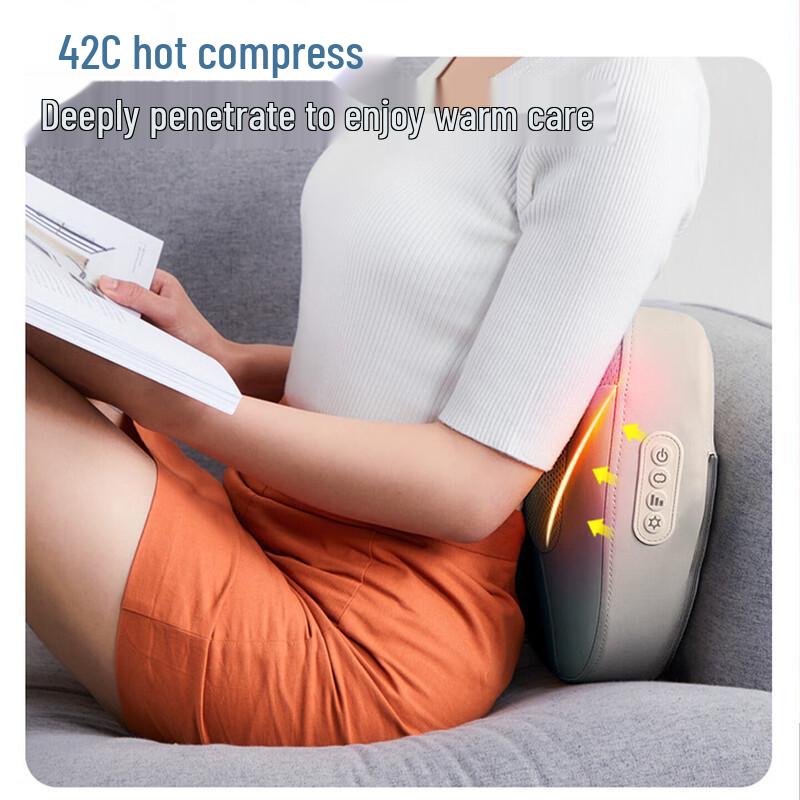 Chigo 3D Kneading Heat Neck & Shoulder Massager Cushion CN Plug (adapter Included)