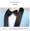 Men's Plus Size Business Casual Suit Three-Piece Set for Weddings and Events