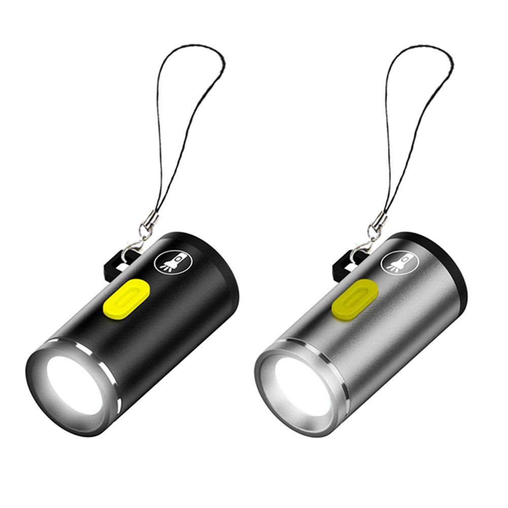 Type-C Power LED Handheld Mini Flashlight Aluminum Alloy Portable Camping Flashlight Camping Torch Light for Outdoor Camping