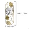 Reflective Corridor Mirror And Bird- Minimalist Art Wall Clock for Living Room Entryway Hallway