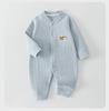 Class A Baby Waffle Long Sleeve Romper - Spring/Autumn Newborn Bodysuit