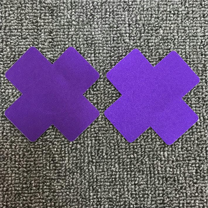New Fashion Women Sexy Experience 1pair (2Pcs) Print 4 Colors Choice Cross/X Disposable Self Adhesive Pasties Nipple Cover