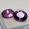 Natural Purple Tanzanite Loose Gemstone 18.10 Ct Oval Shape Pair for Jewelry Making and Crafts
