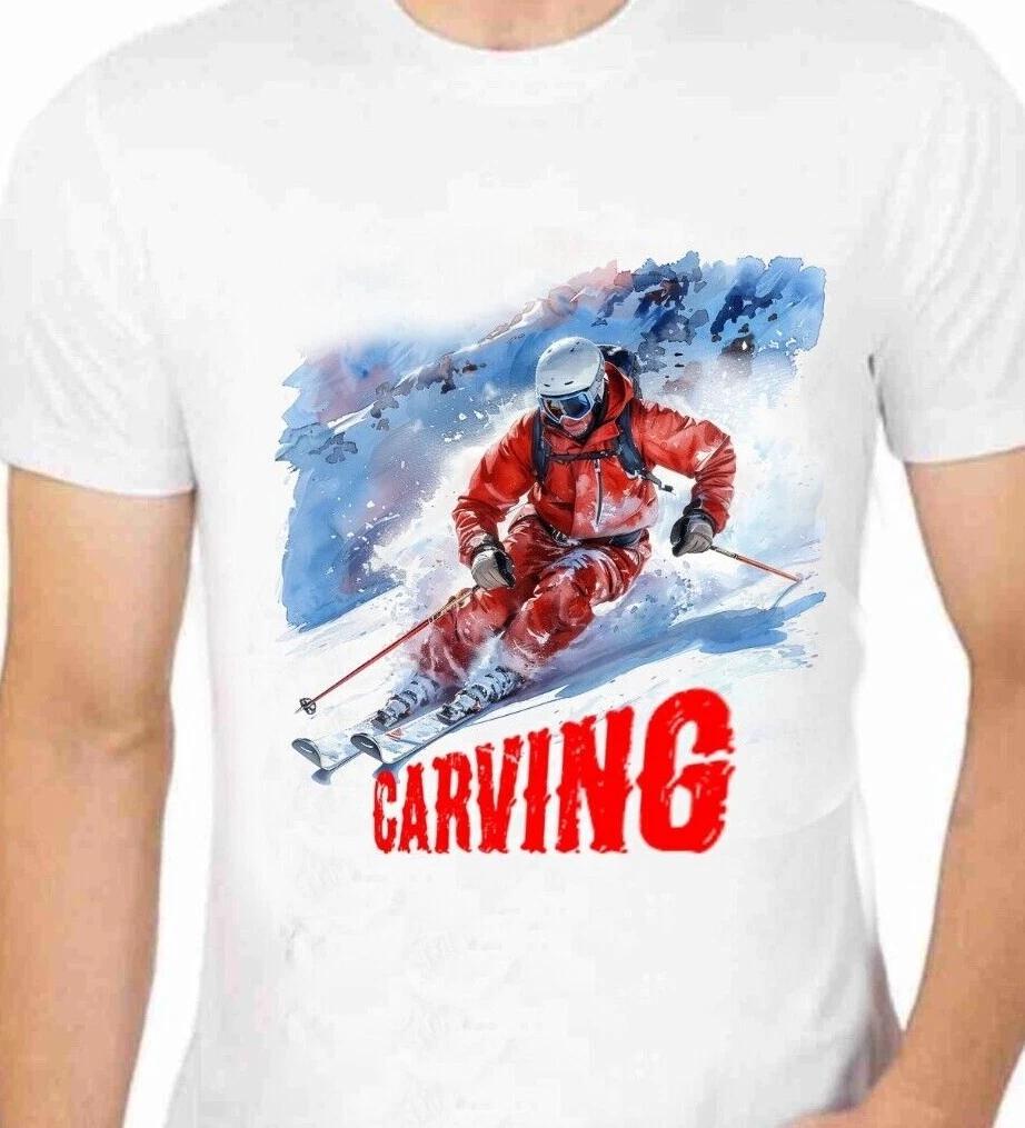 Carving the Slopes Skiing T-Shirt Challenge & Bombing the ski resort in winter XL