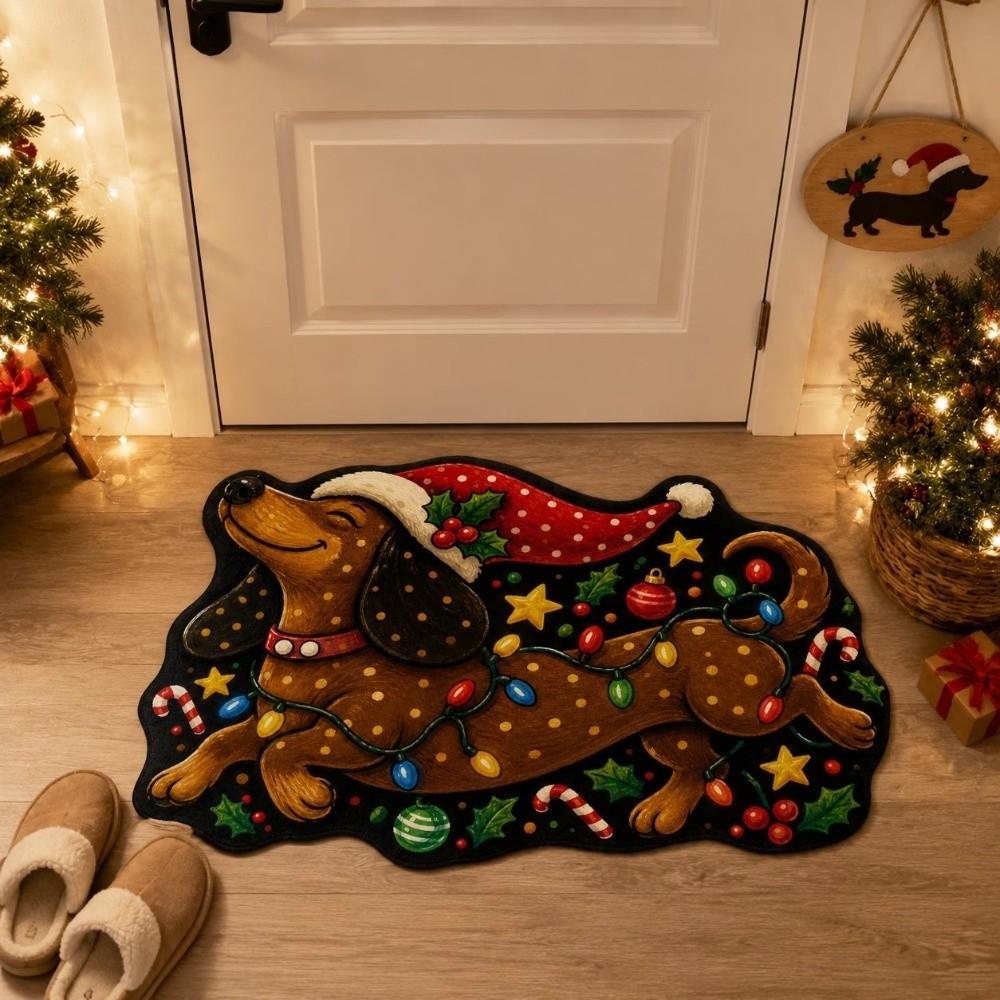 Irregular Shape Entryway Rug Cat Dog Decor Door Mat Hallway Entrance Mat  Front Door Hallway