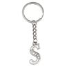 Porte-clés Mode Alphabet A-Z Charms Lettre Tendance Créatif Porte-clés 26 Initiales Pendentif Accessoires de Décoration de Sac à Dos Cadeau