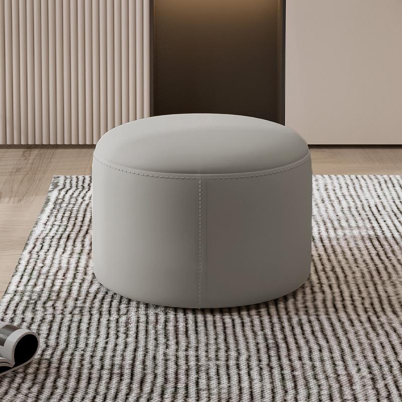 Dressing Stool, Home Living Room Shoe Changing Stool, Rotating Bedroom Circular Stool, Low Stool with Handle, Coffee Table Stool