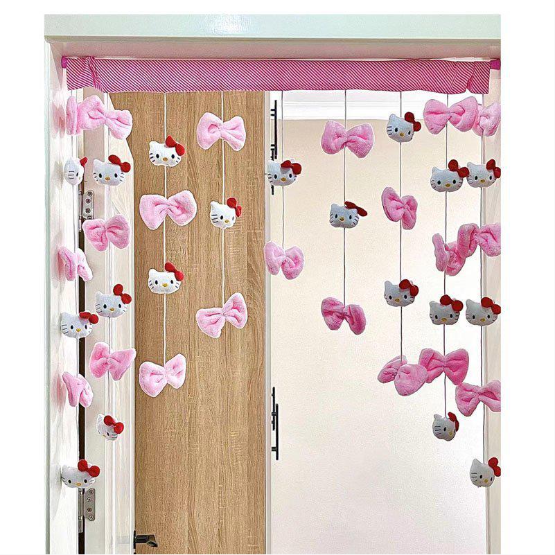 Shy Cloud Warm Door Curtain for Girls' Room, Tea Room, Villa, and Bathroom