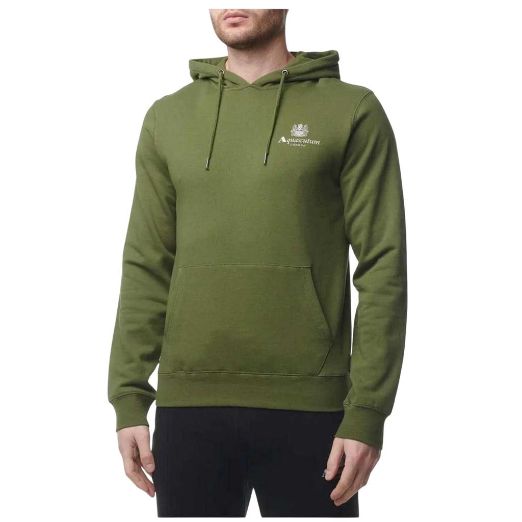 Aquascutum Mens Active Big Logo Hoodie