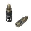 3AN CNC Black Aluminum Quick Release Dry Brake Line Coupling Fitting Universal