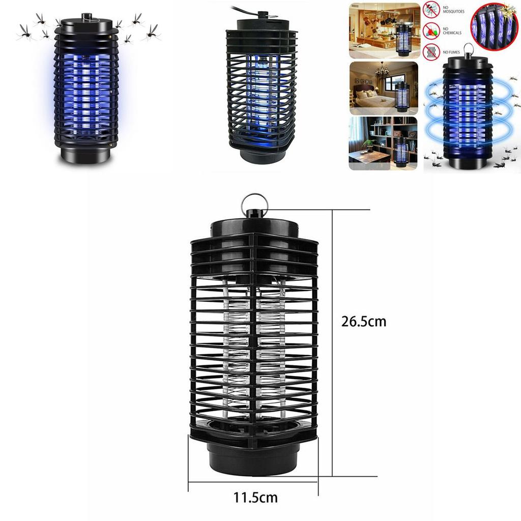 Електрична лампа-пастка для знищення комарів та комах, 110В/220В, для використання в приміщенні та на вулиці
