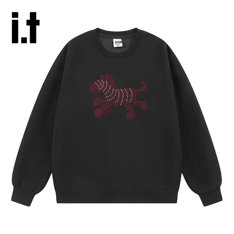 Izzue Unisex Retro Long Sleeve Pullover Sweatshirt