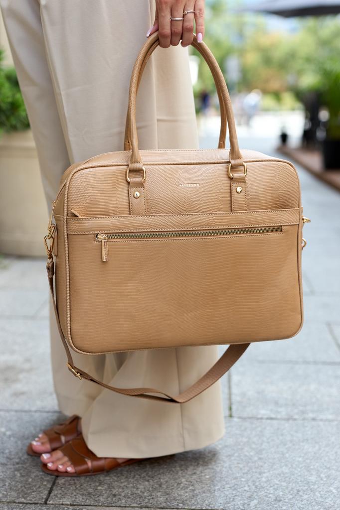 PTN 1294-9671 Beige eco laptop bag
