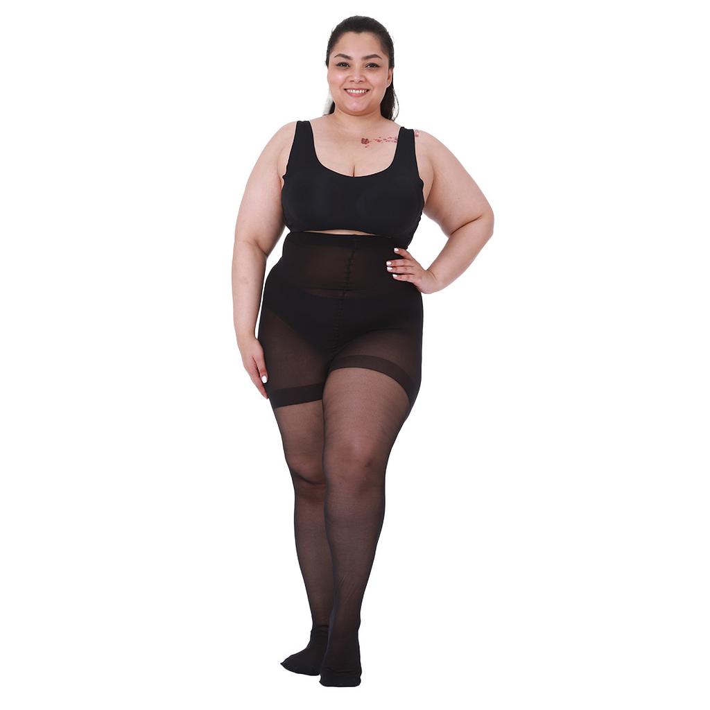 Plus Size Pantyhose Tights 20D Sheer Women Ultra-Thin Stockings Jumbo Big Size 5Xl 6Xl 7Xl 8Xl Medias De Mujer De Talle Grande