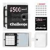 25 Envelopes Money Saving Challenge Binder Mini Cash Saving Budget Book to