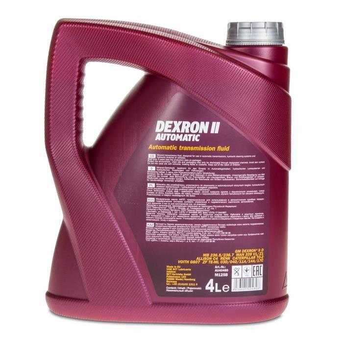 4 Litres D'huile De Transmission Automatique MANNOL Dexron II D /