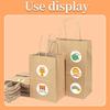 English Reward Stickers Roll - 500 Round Stickers for Children's Journals and Tape Sealing