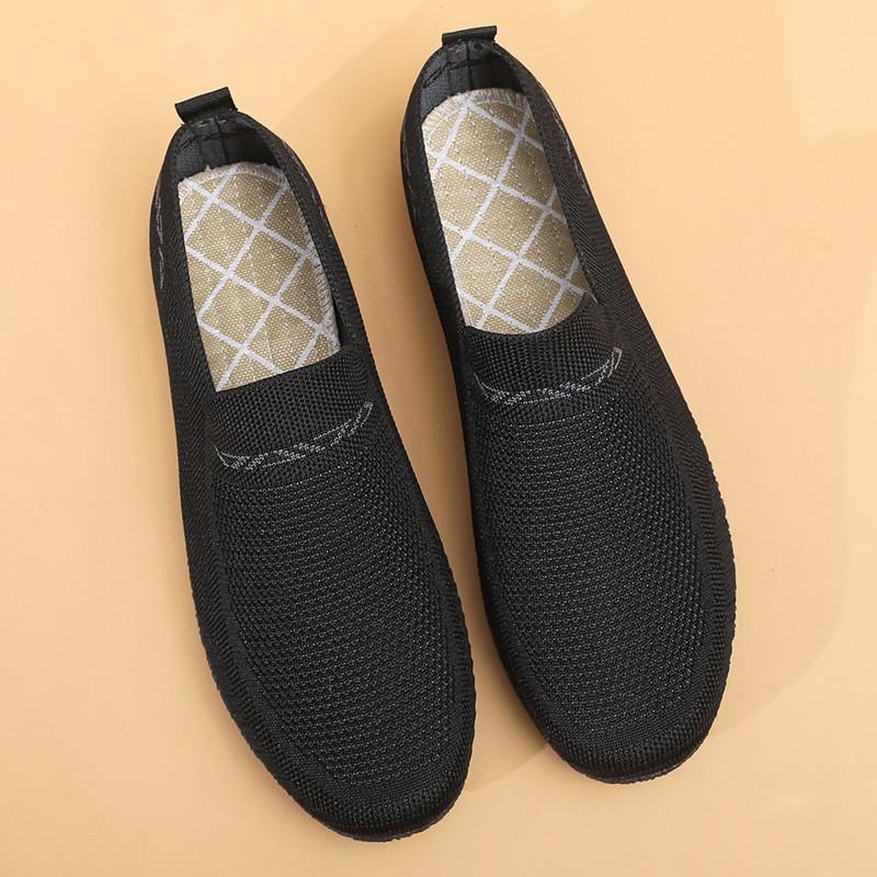 Scarpe semplici traspiranti a suola morbida per non stancare i piedi, scarpe singole, scarpe da guida, scarpe casual in rete per primavera ed estate