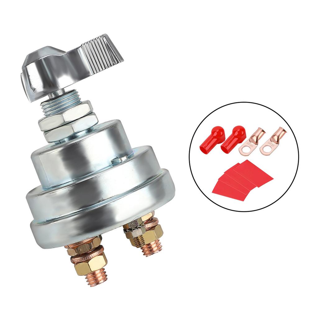 High Current Battery Disconnect Switch 200A, 12V Masters Battery Power Cuts Isolator Kills Switch Car, Marine Boats