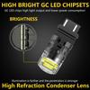 Katur 2x T25 3157 Car Led Bulb Brake Light Tail Light Super Bright 6000K White Powerful DRL Lamp Plug and Play For Buick Enclave