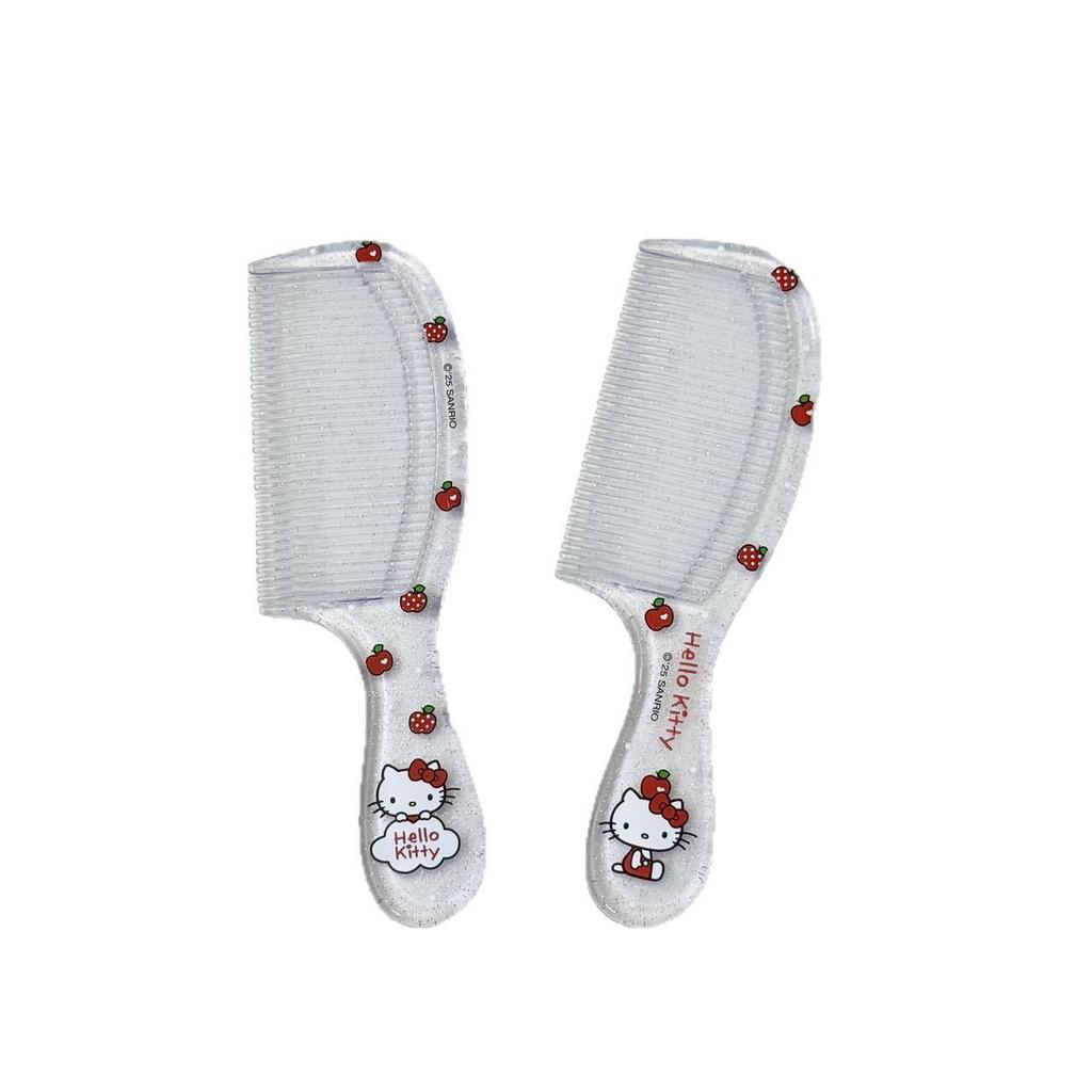 Pieptene Mini cu Dinți Fini Hello Kitty pentru Copii - Moale & Portabil pentru Bretonul Fetițelor