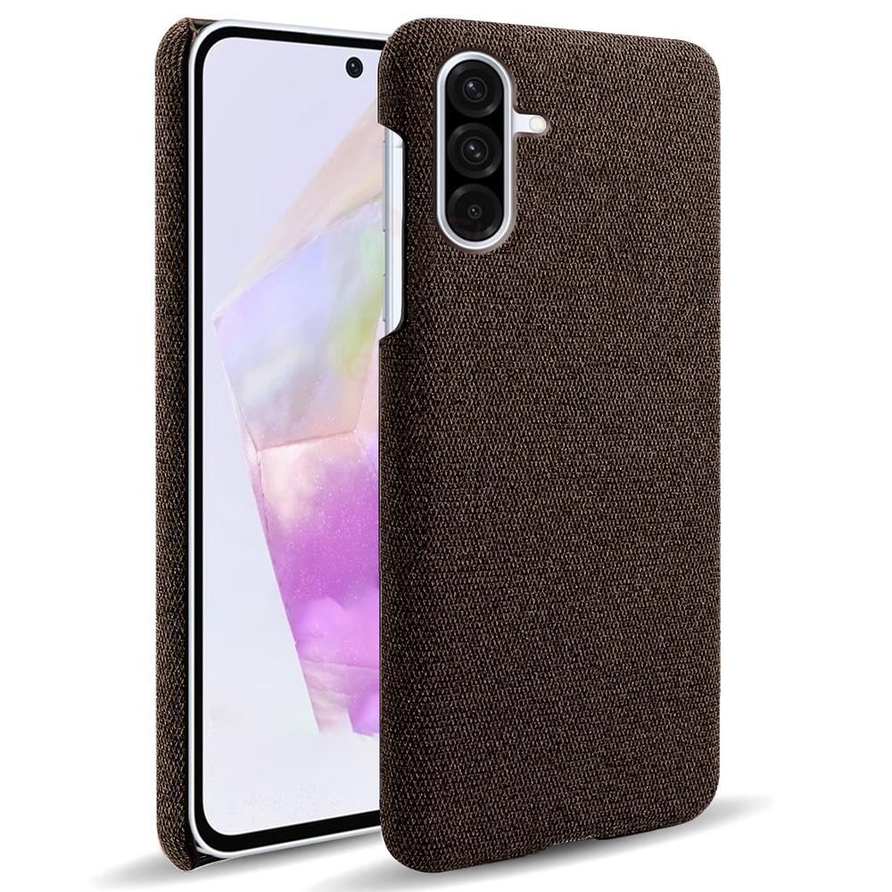 For Samsung Galaxy A36 5G Phone Case Cloth Texture Anti-Scratch Protective PC Back Cover