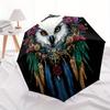 Fairy Cat Fantasy Automatic Folding Umbrella Compact Lightweight For Outdoor Adventurest154