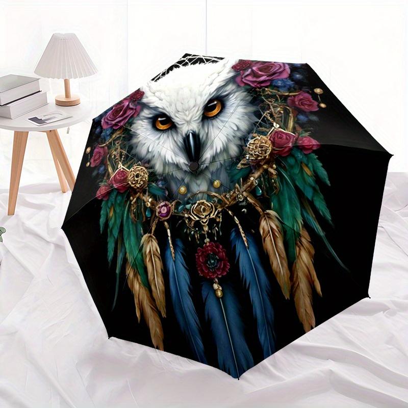 Fairy Cat Fantasy Automatic Folding Umbrella Compact Lightweight For Outdoor Adventurest154