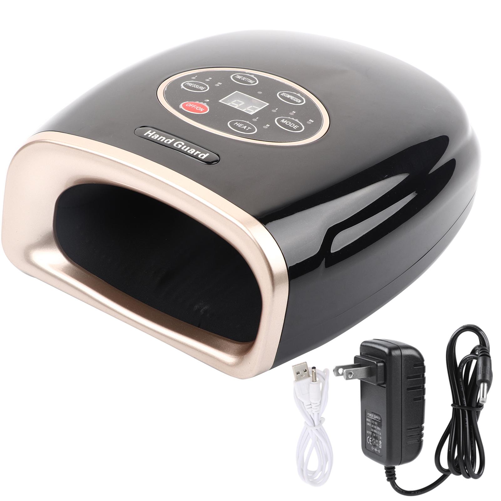 

Электрический ручной массажер для офиса и дома, массаж акупунктурных точек пальцев, обезболивание, уход за руками US чёрный