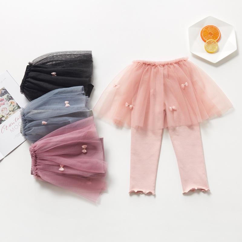 Korean Style Spring/Autumn Fairy Gauze Skirt Pants for Girls