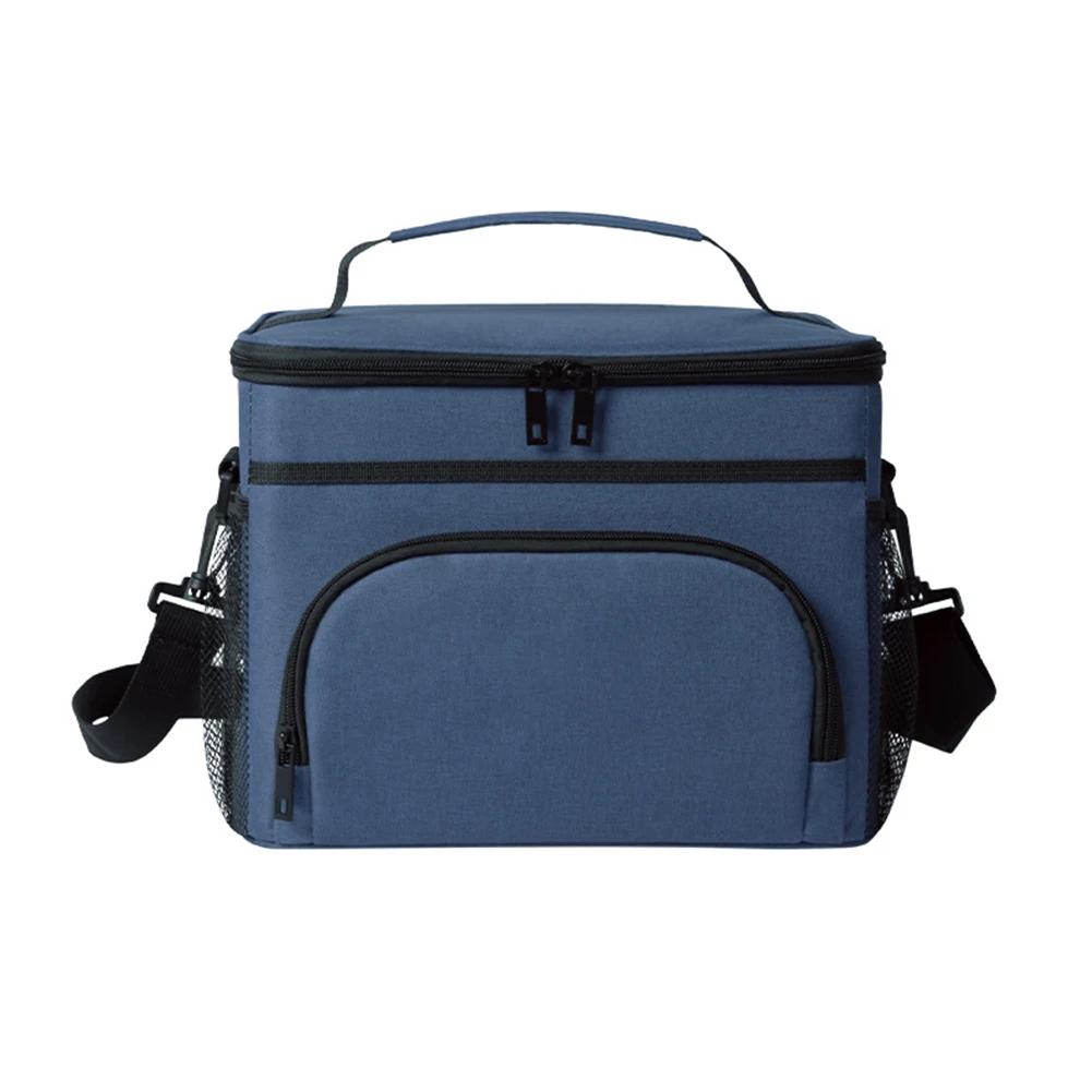 Insulated Lunch Bag with Adjustable Shoulder Strap for Office Picnics and Road Trips Leakproof and Spacious Design