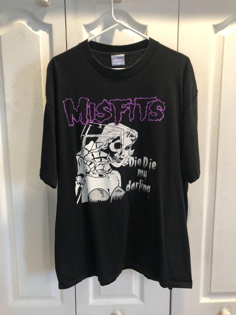 1998 Misfits Die Die My Darling Maglietta Unisex a Manica Corta S5XL KH7238