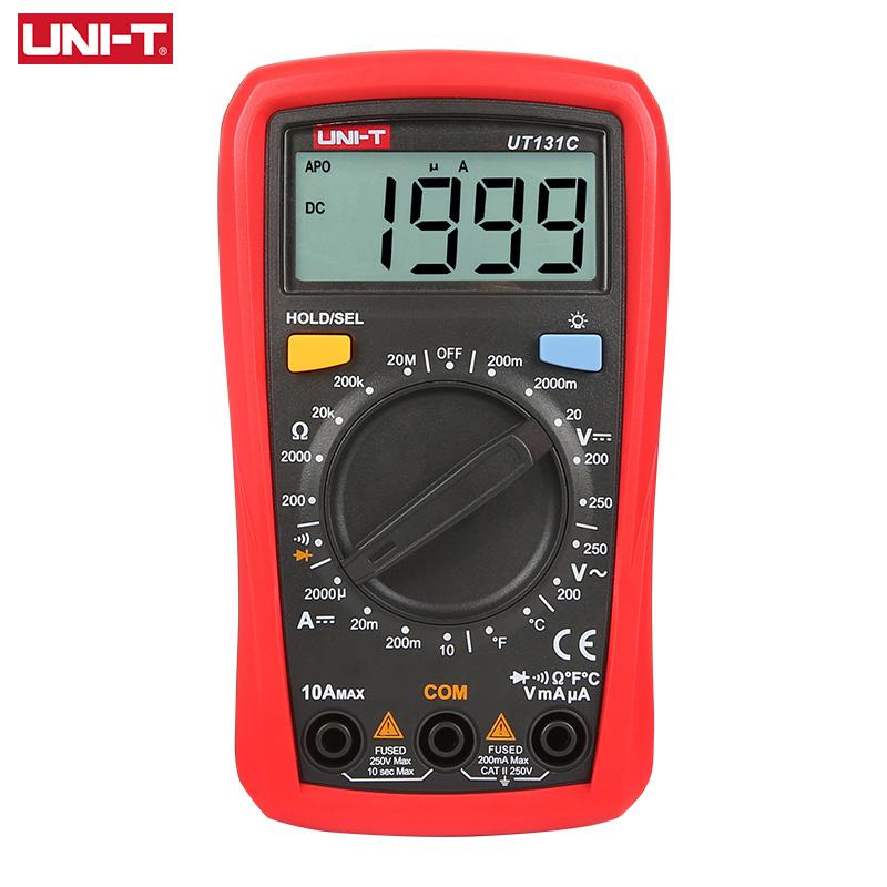 UNI-T Taschenmultimeter UT131 Serie Digitales Amperemeter Voltmeter Widerstandsprüfer Multimeter Diodentest