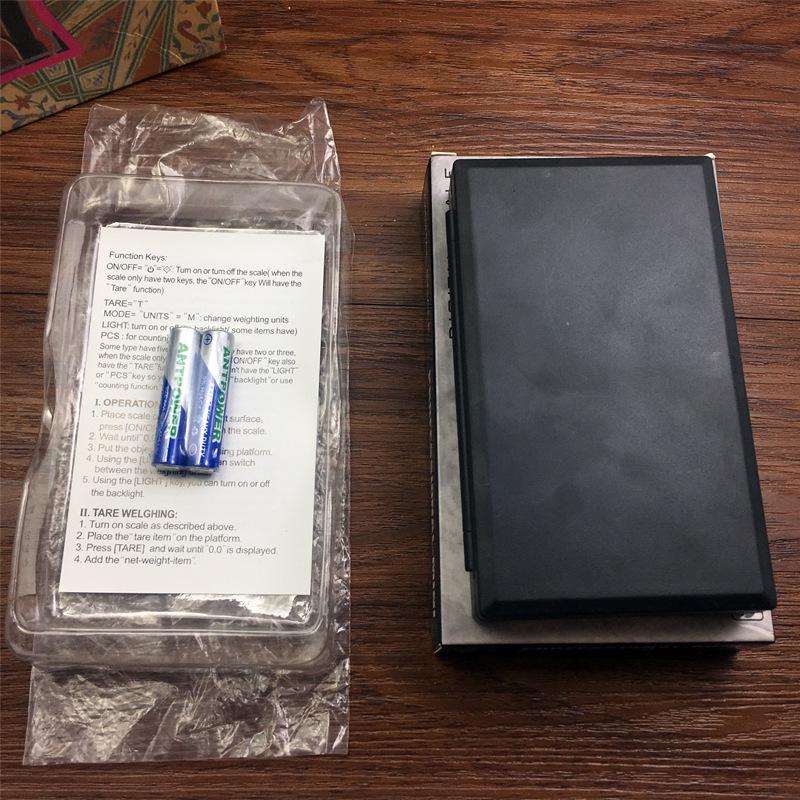 P258 Portable Mini Pocket Jewelry Scale, 0.01g Precision Electronic Palm Scale