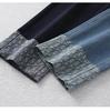 2025 New Spring Women's High-Waisted Blue Slimming Harem Jeans - Cuffed, Cropped, and Loose-Fit Cigarette Pants