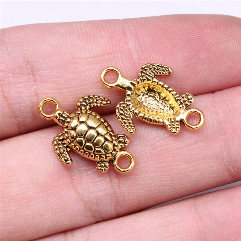 Charms Turtle Sea Turtle Pendants Minimalist Jewelry Components QC133