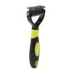 Pet 2 Sided Professional Knot Comb Brush Dog Cleaning Hair Removal Combs Grooming Tool(Yellow)