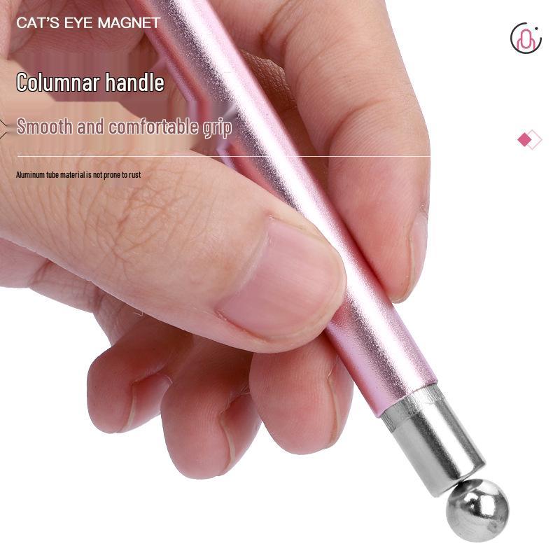 Dual-Head Magnet with Strong Suction for Cat Eye Nail Gel Polish