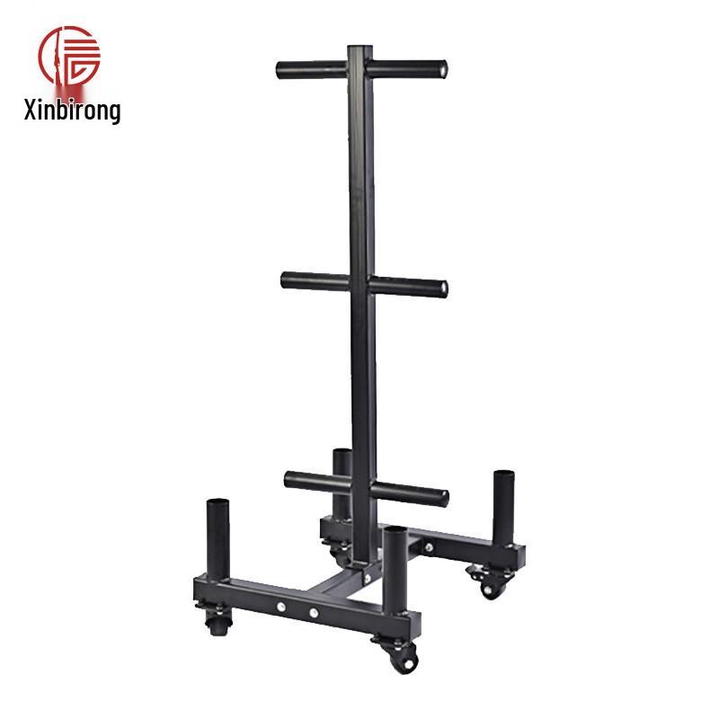 

Commercial Mobile Olympic Barbell and Weight Plate Storage Rack