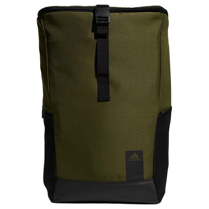 Adidas Flap Backpack Sports Polyester Unisex Backpack Green GN9844 Green