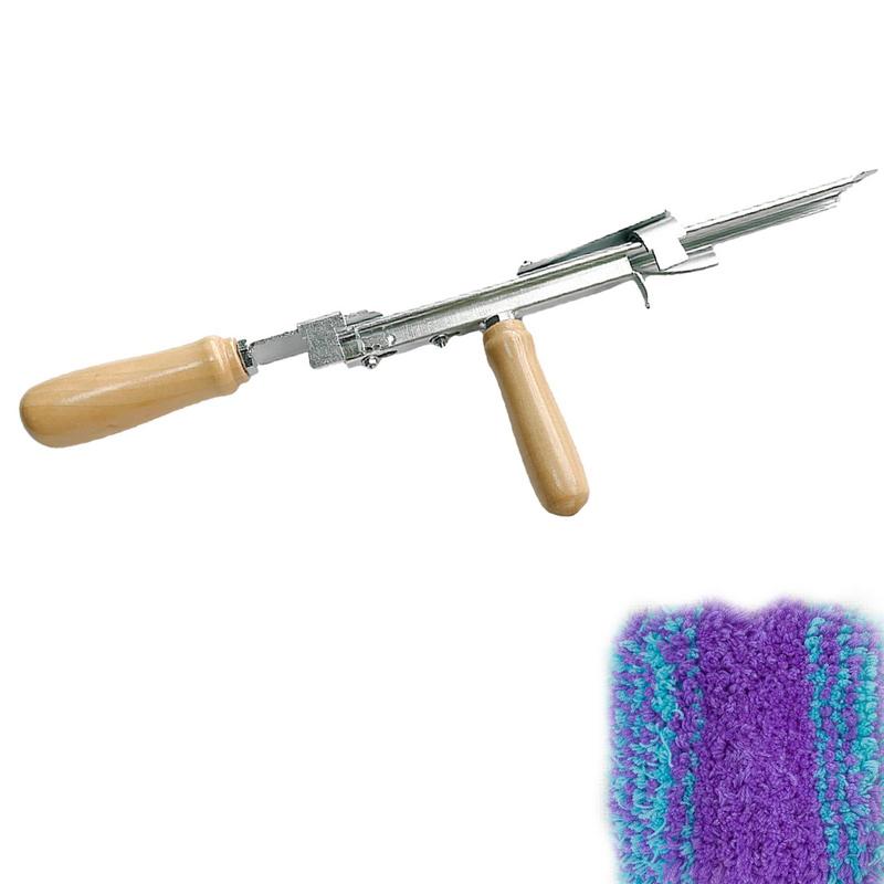 Rug Tufting Knitting Machine Adjustable Manual Tufting Carpet Tools For Household Handmade Carpet Making Beginners Starters Kit