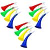 12Pieces Plastic Noise Maker Horns Sports Event Accessories Perfect For Football Basketball Competition And Festivals