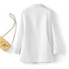 2025 Women's Slim Fit Lapel Suit - Solid Color, Spring/Autumn, Elegant Commute Style