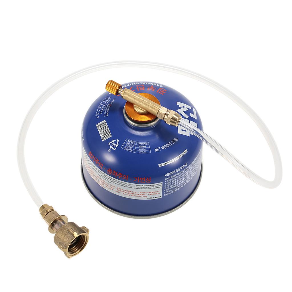 Adattatore di ricarica per fornello a gas da campeggio esterno Adattatore per bombola GPL Convertitore adattatore di riempimento serbatoio piatto Standard tedesco