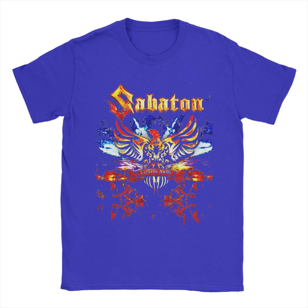 Mens Womens S-Sabatoned Trending Cool Gifts Metal Band  Shirt Cotton Graphic Tee Shirts  Top Clothing