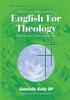 The English for Theology : A Resource for Teachers and Students Book