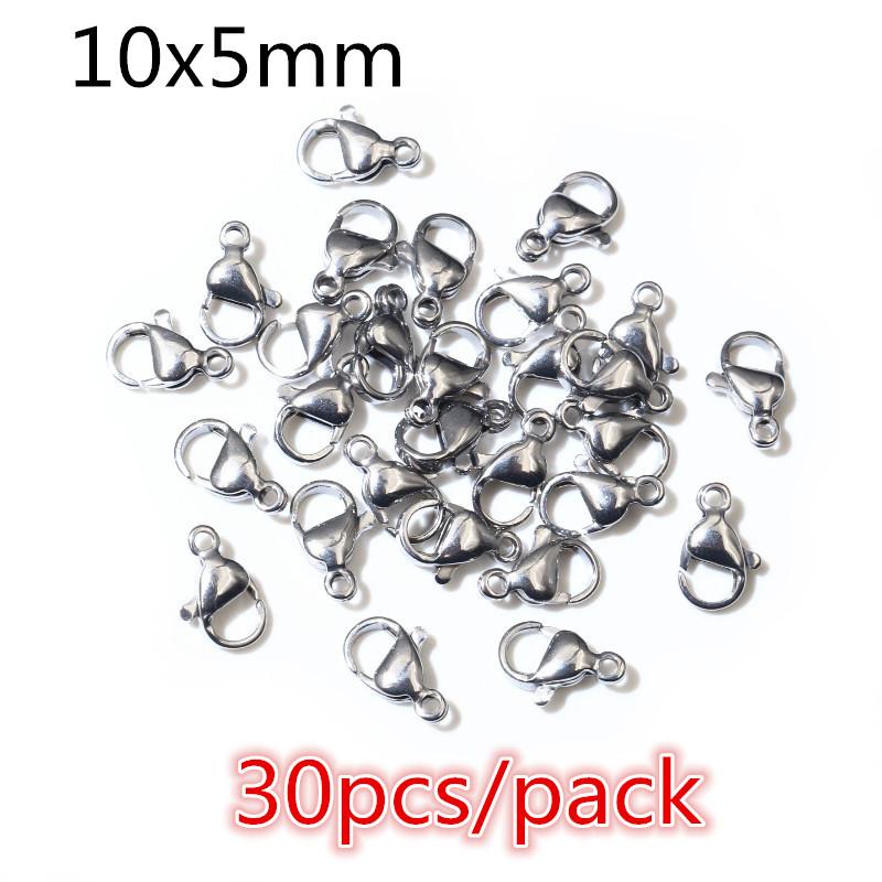 High Quality 316 Stainless Steel DIY Jewelry Making Findings Necklac Earrings Hooks/Jump rings/Lobster Clasp Craft Accessories