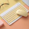 Mini Bluetooth Keyboard Rechargeable Portable Keyboard Ultra Thin Wireless Keyboard  Notebook